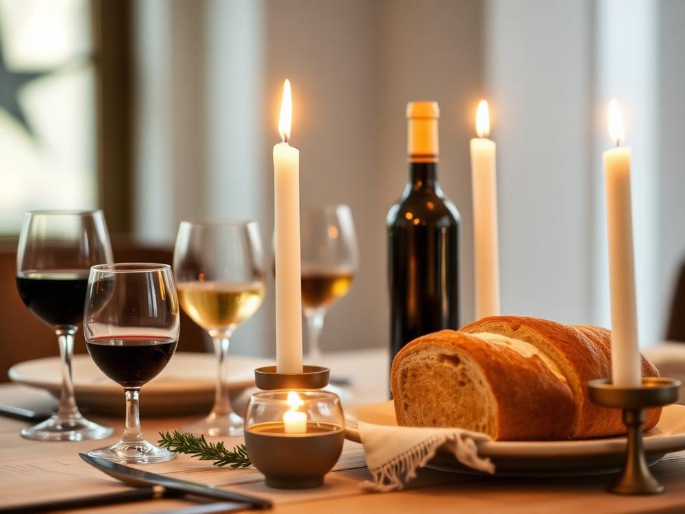 Friday Night Shabbat Table